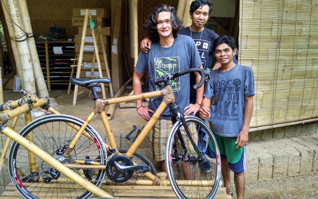 Bamboo Bikes Put A New Spin On Art Class